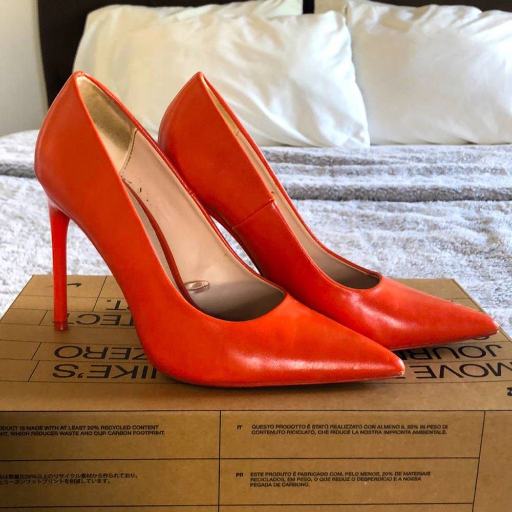 Zara Orange Heels